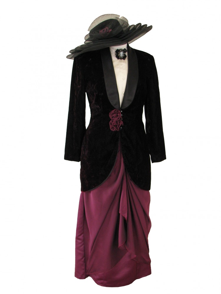 Ladies Edwardian Downton Abbey Titanic Costume Size 10 - 12 Image